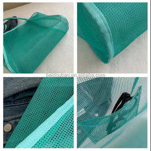 <span class=keywords><strong>Sac</strong></span> de plage d'été en nylon maillé transparent grande capacité avec logo personnalisé, 4 couleurs, idéal pour les fêtes au bord de la piscine, les courses et la plage - Product Image 4