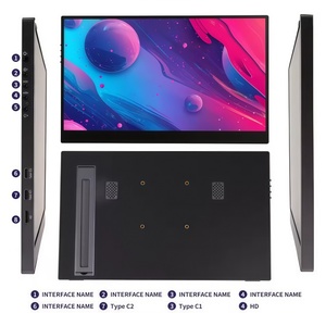 Monitor de Proyección Inalámbrico <span class=keywords><strong>ABR</strong></span> de 15.6 Pulgadas, Pantalla Portátil IPS con Rotación Automática para Laptop, Mac y Teléfono, Proyección WiFi - Product Image 5