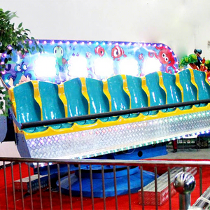Manèges Double Crazy Wave Miami, manèges à sensations fortes pour parcs d'attractions, centres commerciaux, intérieur/extérieur - Product Image 1