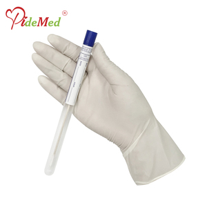 Gants d'examen jetables en latex sans poudre, épaisseur 5 MIL, longueur 24 CM, bord coupé, manchette lisse, imperméables, stériles, usage général, Malaisie - Product Image 6