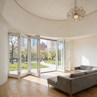 Puerta de Patio de Aleación de Aluminio con Certificación CE, Resistente a Huracanes, Vidrios Low-E, Diseño Moderno para Uso en Exteriores, Apartamentos y Hoteles