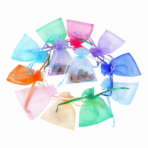 Bolsa de Organza para Regalo con Cordón, Tamaño Personalizado, Bolsa de Organza Colorida para Joyería, Bolsa de Embalaje Personalizada Reciclable - Product Image 3