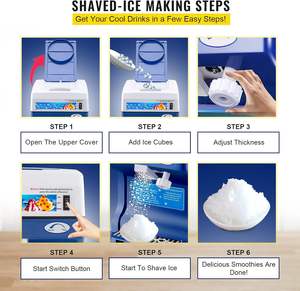 เครื่องโกนหนวดและบดน้ำแข็งประสิทธิภาพสูงสำหรับก้อนทรายและน้ำแข็ง - Product Image 6
