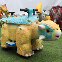 Voiture dinosaure à monnayeur pour parc extérieur, idéale pour centres commerciaux et location commerciale, en vente
