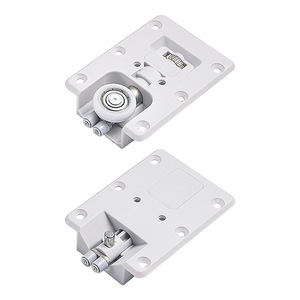 Inward Sliding Door Hardware YG150 Double Damper Track Wall Mount Plastic Aluminum Alloy Modern Simple Cupboard Accessory - Product Image 3
