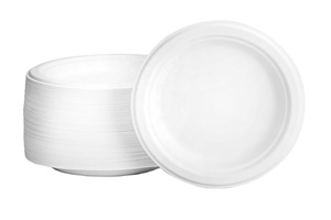 Opción Sostenible para Cada Comida, Plato Redondo de Bagazo de 7 Pulgadas, Platos Desechables Ligeros, Precio de Fábrica al por Mayor - Product Image 6