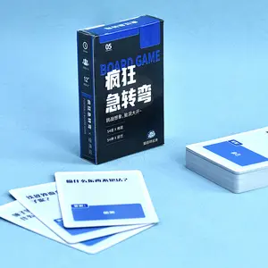하이 퀄리티 사용자 정의 인쇄 양면 260-350gsm 게임 카드 종이 52-54 카드 Oem Cmyk 적 판매