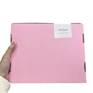 Atacado personalizado caixa de papelão enrolado caixa de transporte caixa de papelão enrolado caixa de jóias rosa caixa de transporte