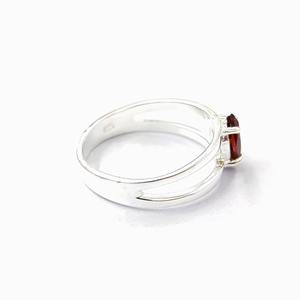 Anillo de Plata de Ley 925 con Piedra Preciosa de Granate, Colección Artesanal, al Mejor Precio - Product Image 6