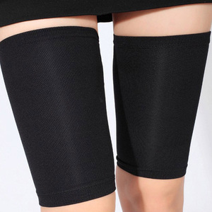 Mangas de compresión unisex para muslos y pantorrillas, tubo medio, color sólido, soporte moldeador de piernas para dormir y hacer deporte - Product Image 2