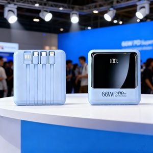 Banco de energía portátil de 10000mAh a precio de fábrica <span class=keywords><strong>con</strong></span> cable tipo C Estación de carga de panel solar para exteriores <span class=keywords><strong>con</strong></span> pantalla LED - Product Image 6