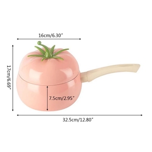 Sartén en forma de fruta y tomate, olla de Cocina de Inducción, utensilios de cocina de aluminio antiadherentes, suministros de cocina para el hogar, venta al por mayor - Product Image 5