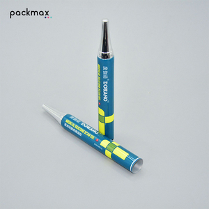 Source Factory 30g Ointment <b>Tube</b> Packaging Screw Cap Aluminum-<b>Plastic</b> Laminate Gel <b>Tube</b> Custom Logo Silk Screen Printing Gold - Product Image 3