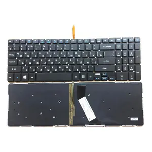 لوحة مفاتيح جديدة للابتوب HK-HHT لشركة أيسر V5-572 V5-572G V5-572P V5-572PG لوحة مفاتيح بإضاءة خلفية