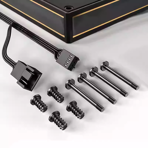 ID-COOLING Dark Gold 120mm Fluid Bearing Computer Case Fan 4Pin <strong>PWM</strong> Daisy Chain Silent High Airflow 500-2000RPM for <strong>CPU</strong>/Radiator - Product Image 4