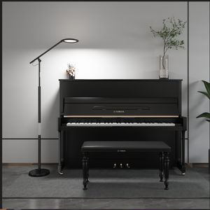 Lámpara de mesa de control remoto de metal completo de 22W, lámpara de pie regulable fácil de desmontar para sala de estar moderna, dormitorio, diseño plegable - Product Image 1