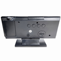 Nouvelle arrivée écran couleur numérique créatif température multifonction miroir LED grande horloge de projection