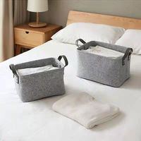 Vêtements sales, jouets pour enfants, collations, paniers en feutre, sacs de rangement pour les dortoirs d'étudiants