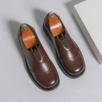 Hochwertige Designer-Herren-Formelle Slipper aus PU-Leder, Atmungsaktive Hochzeitsschuhe, Langlebige Alltags- und Fahrschuhe