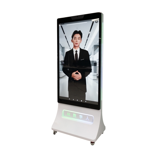 AI Digital Human Interactive Terminal for Bank Service AI Navigator with ChatGPT-4o Loan Process Demo Custom Risk Simulation