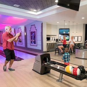Mini casa móvil pistas de bolos <span class=keywords><strong>precio</strong></span> máquina de bolos conjunto de bolos de alto rendimiento para la venta - Product Image 1