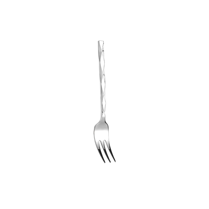 Fourchette à thé 304 forgée en argent