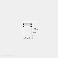 Projecteur d'armoire LED moderne Spot haute luminosité Nouveau style d'éclairage de comptoir Gisih Éclairage intégré pour bijoux