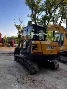 Excavatrice sur chenilles hydraulique d'occasion SY60C 6 tonnes d'origine SANY SY60C avec moteur et pompe Yanmar en vente chaude - Product Image 4