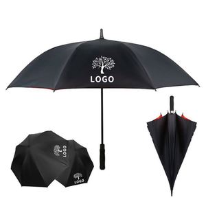 UV Protection Automatic Sun Windproof Golf <b>Large</b> Custom Golf <b>Umbrella</b> with Solar Light - Product Image 1