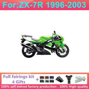 Kit Completo de Carenado para Motocicleta Compatible con <span class=keywords><strong>KAWASAKI</strong></span> <span class=keywords><strong>NINJA</strong></span> ZX750 <span class=keywords><strong>ZX7R</strong></span> ZX-7R 1996 1997 1998 <span class=keywords><strong>1999</strong></span> 2000 2001 2002 2003 - Product Image 6
