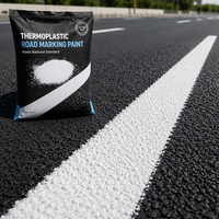 Peinture acrylique à application à froid à séchage rapide pour marquage routier, revêtement thermoplastique pour marquage de chaussées pour projets d'entretien