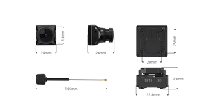 Kit CADDX Walksnail 2W VTX, Cámara 1080P 100fps, Antenas Dobles, Cámara de Largo Alcance para Piezas de Drones de Carreras - Product Image 6