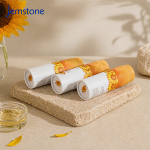 Emballage en tube cylindrique en carton kraft OEM, boîte cadeau recyclable, emballage en tube de papier pour masque exfoliant pour soins de la peau avec couvercle en métal - Product Image 5