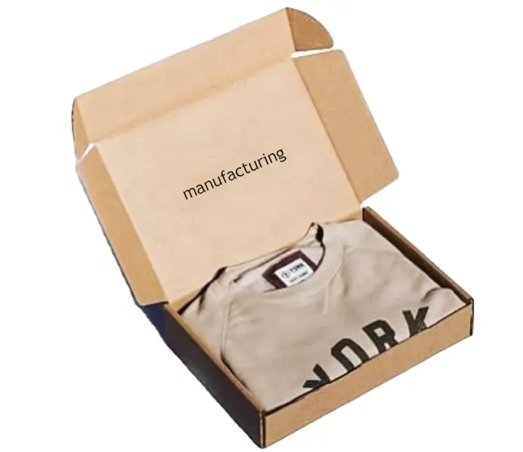 กล่องจดหมายคราฟท์กล่องใส่ชุดชั้นในกล่องใส่โลโก้ตามสั่งสำหรับรองเท้าเสื้อผ้าบรา
