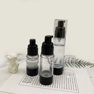 Matte Đen Bơm Lại Không Có Không Khí Mỹ Phẩm Jar Lotion Bơm Chai Không Có Không Khí Bơm Jar 20Ml 30Ml 50Ml Chai - Product Image 5