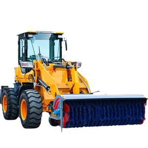 แปรงกวาดหิมะติดตั้งบนยานพาหนะสำหรับถนนขนาดใหญ่ ใช้สำหรับการบำรุงรักษาในฤดูหนาวและการกำจัดหิมะ - Product Image 5