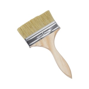 แปรงทาสีแบบแบน ด้ามไม้ ขนาด 50 มม. ขนแปรงหนาแน่น สำหรับงานฮาร์ดแวร์ - Product Image 3