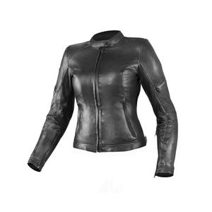 Vêtements de sport pour femmes coupe-vent imperméable en cuir PU veste de moto col de protection assorti-pantalon en cuir coupe-vent pour dames - Product Image 1