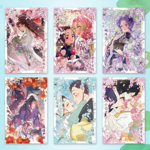 Cartes à collectionner d'anime japonais DL, motif Fleur de Glycine, en carton d'art, avec personnage rare en feuille, pour jeu de société, impression couleur intégrale - Product Image 1