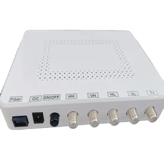 Telecom operators recommend CWDM broadband Quattro LNB Satellite TV and Terrestrial TV RF over Fiber Optic Receiver Optical LNB