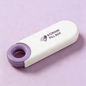 JH Medibox Vente en gros de boîtes à pilules créatives personnalisées pour la maison, boîte à pilules portable en plastique avec rangement pour médicaments - Product Image 2