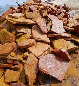 Collier de grattoir pour oiseaux rouges Surabaya naturel Peigne de massage en pierre triangulaire pour le visage Application du corps Masque pour les yeux - Product Image 4