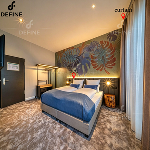 Ensemble de meubles de chambre à coucher modernes sur mesure pour projets hôteliers et d'appartements, mobilier d'hôtel de luxe, ensembles complets de meubles de chambre à coucher pour hôtels - Product Image 2