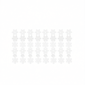 Decorazioni Natalizie per Finestre a Forma di Fiocco di Neve, 135 Pezzi, Adesivi Statici in Plastica per Casa, Ufficio, Feste e Uso Interno - Product Image 1