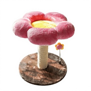 Rascador para Gatos con Forma de Flor Rosa, Poste de Sisal, Cama Floral para Gatos, Torre para Gatos de Interior de Eco2go Vietnam - Product Image 1