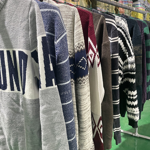เสื้อสเวตเตอร์ถักมือสองสำหรับผู้<span class=keywords><strong>ชาย</strong></span>ขายดีในฤดูใบไม้ร่วงและฤดูหนาว ขายส่งเสื้อผ้าเก่าสำหรับผู้ใหญ่แบบคละแบบ - Product Image 1