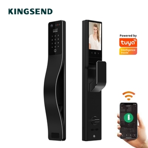 Kingsend di alta qualità Tuya APP Smart serratura della porta con il riconoscimento del volto e la rete WiFi delle impronte digitali per la porta d'ingresso - Product Image 1