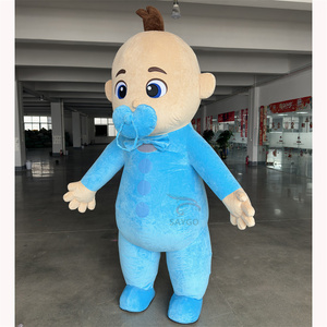 Costume de Mascotte Gonflable Drôle JJ, Personnage de Dessin Animé, pour Bébés Garçons et Filles, et Adultes - Grande Vente - Product Image 1