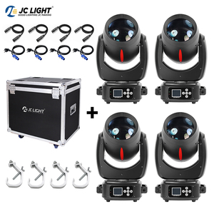 Giai đoạn 200 wát LED chùm di chuyển đầu ánh sáng 9 màu sắc + 14 gobos xoay 18 lăng kính Sharpy chùm DJ Disco đèn - Product Image 3