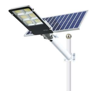 Nouveau fabricant de conception fournisseur en or <span class=keywords><strong>prix</strong></span> d'usine panneau solaire divisé de jardin lampadaires rechargeables de voie projecteurs - Product Image 6